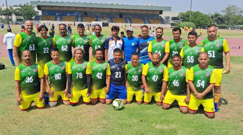 खेलो मास्टर्स नेशनल गेम्स 2025, फुटबाल के 40 प्लस, 50 प्लस, 60 प्लस फाइनल मे पहुंची