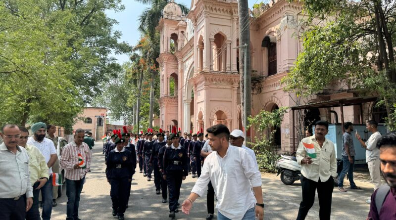 भारतीय सेना के द्वारा चलाए गए ऑपरेशन सिंदूर के समर्थन में तिरंगा यात्रा निकाला गया : NSUI