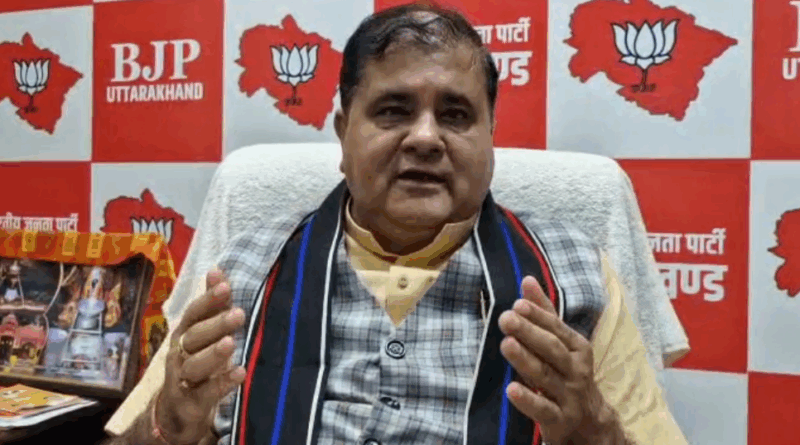 मुंह मे सोने का चम्मच लेकर पैदा युवराज नही हो सकते किसानी का आदर्श  : उत्तराखंड बीजेपी अध्यक्ष