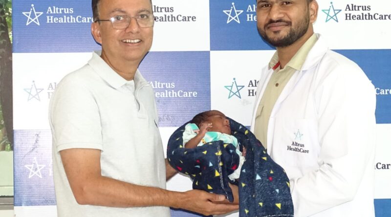 ऑल्ट्रस हेल्थकेयर ने दुर्लभ स्थिति वाले नवजात शिशु की जीवन रक्षक सर्जरी की