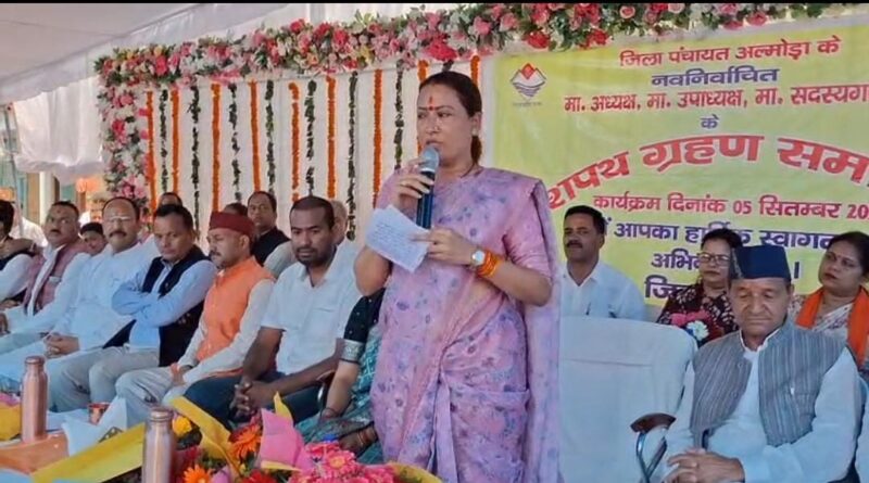 चहुमुखी विकास को लक्ष्य बनाएं नवनिर्वाचित जनप्रतिनिधि : रेखा आर्या