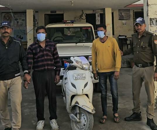 वाहन चोरी करने वालों की खैर नहीं देहरादून पुलिस की है चौकस नजर: दो अभियुक्त हुए गिरफ्तार