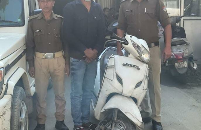 वाहन चोरी की घटना का देहरादून पुलिस ने किया खुलासा