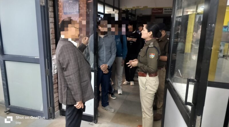 एसएसपी देहरादून के निर्देशों पर ड्रग्स फ्री कैम्पस अभियान के तहत देहरादून पुलिस की  बड़ी कार्यवाही