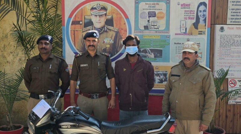 पश्चिमी उत्तर प्रदेश का शातिर वाहन चोर dehradun पुलिस की गिरफ्त में