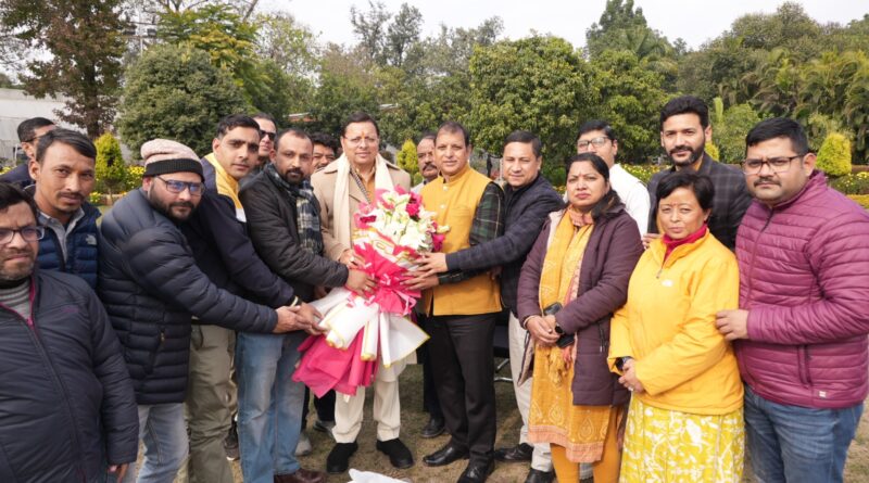 मुख्यमंत्री धामी से उत्तरांचल प्रेस क्लब की नव निर्वाचित कार्यकारिणी की शिष्टाचार भेंट