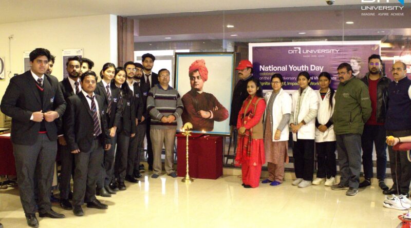 डीआईटी विश्वविद्यालय में राष्ट्रीय युवा दिवस पर रक्तदान शिविर एवं युवा-केंद्रित गतिविधियों का आयोजन