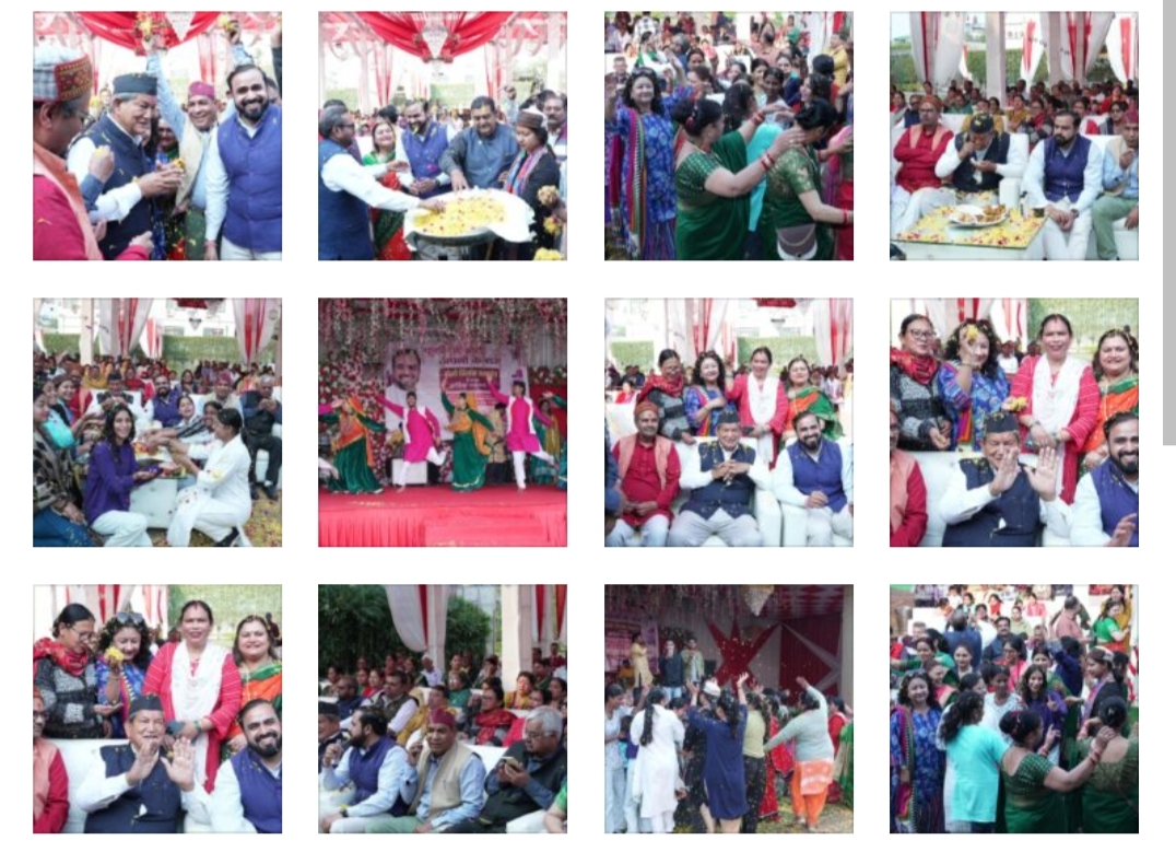 धरमपुर में कांग्रेस की भव्य फूलों की होली, पूर्व मुख्यमंत्री हरीश रावत रहे मुख्य अतिथि  :