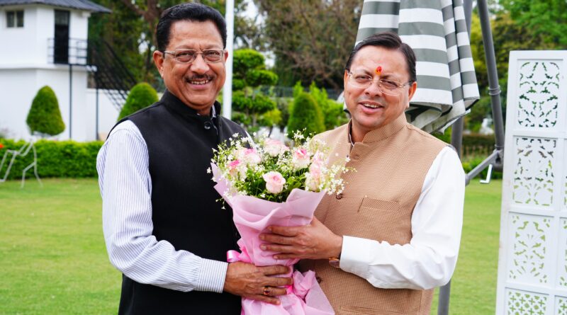 प्रदेश में गैस संकट पर धस्माना की CM धामी से मुलाकात, एलपीजी कोटा बढ़ाने का आश्वासन