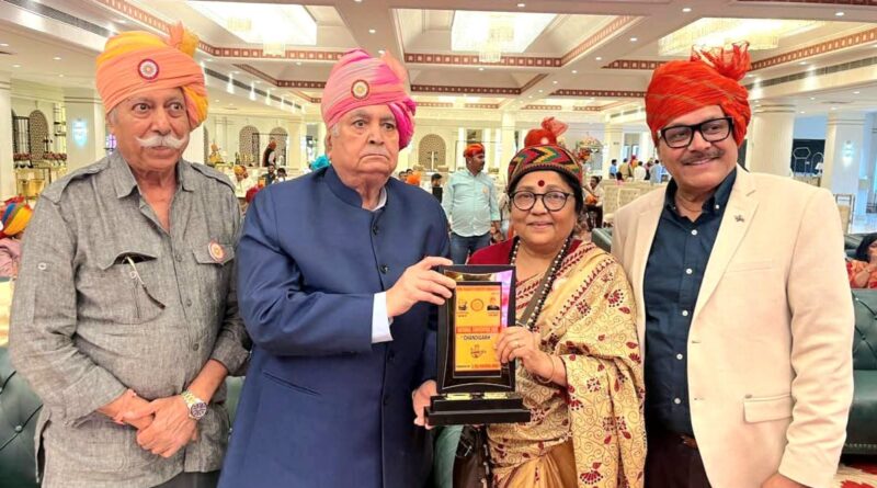 अखिल भारतीय क्षत्रिय महासभा अधिवेशन में Adv. रेणु डी. सिंह सिसोदिया  सम्मानित, समाजसेवा की विरासत को मिला गौरव