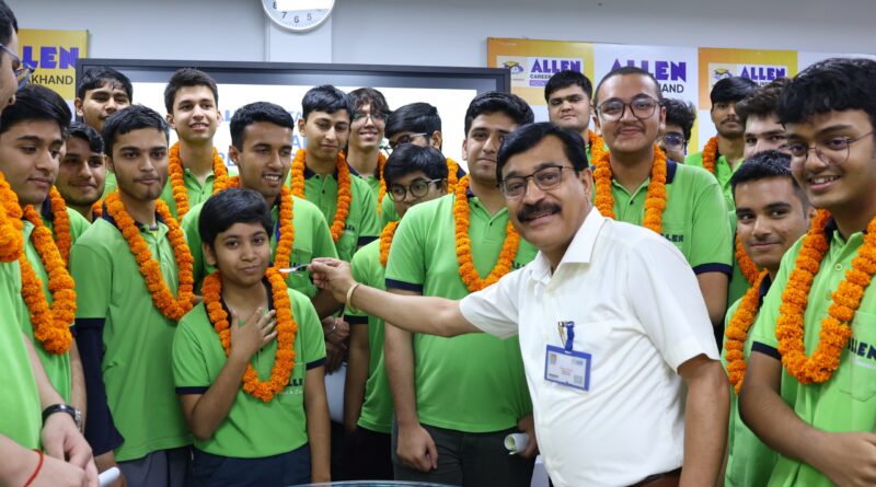 एलेन उत्तराखंड का जेईई मेन्स सेशन-2 में शानदार प्रदर्शन, छात्रों ने लहराया सफलता का परचम