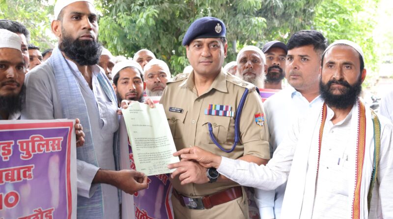 एनकाउंटर’ के समर्थन में उतरा मुस्लिम समाज: SSP देहरादून को सौंपा ज्ञापन, विरोध करने वालों को दी आंदोलन की चेतावनी