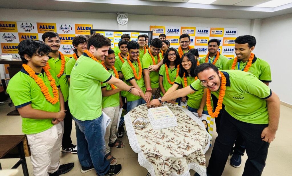 एलेन देहरादून का शानदार रिजल्ट, JEE Advanced में छात्रों ने लहराया सफलता का परचम