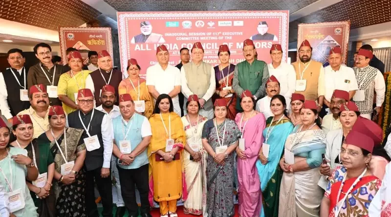 मेयर-परिषद की राष्ट्रीय बैठक में धामी ने दी 29.78 करोड़ की विकास योजनाओं की सौगात