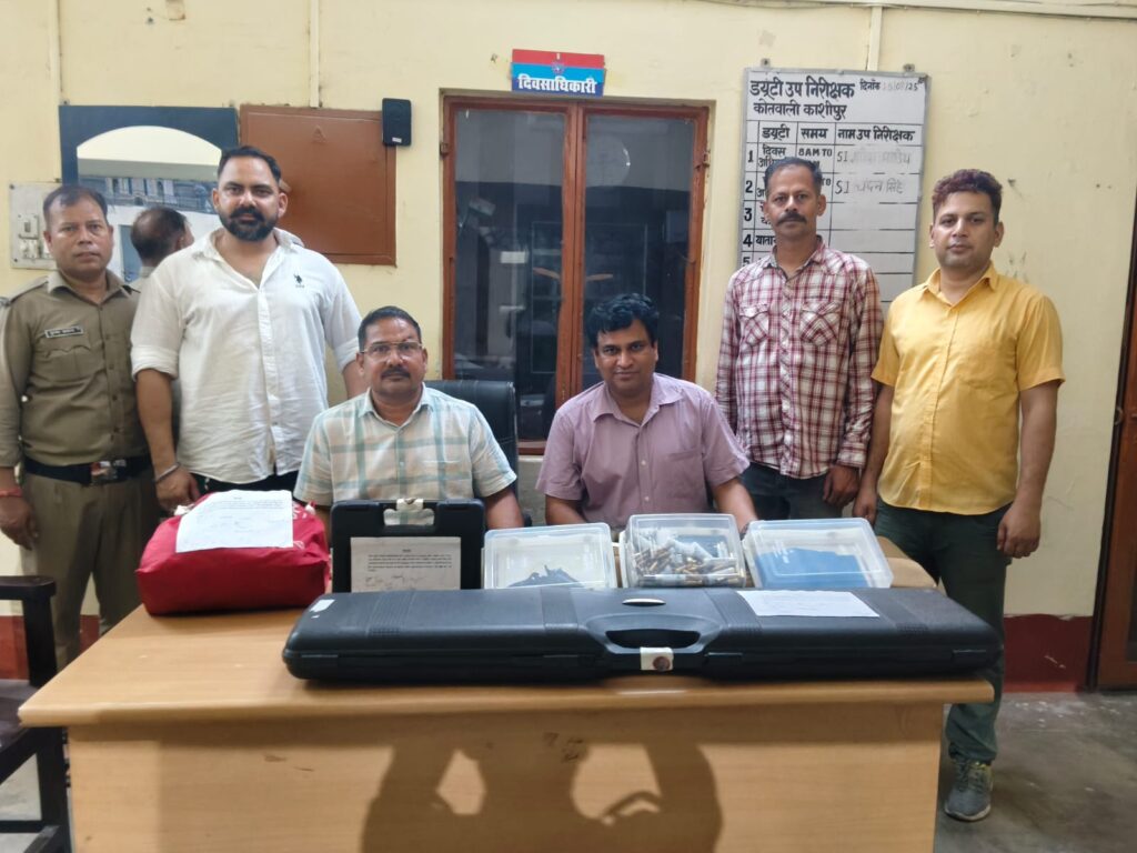 फर्जी शस्त्र लाइसेंस रैकेट पर STF का बड़ा प्रहार, काशीपुर से हथियारों का जखीरा बरामद