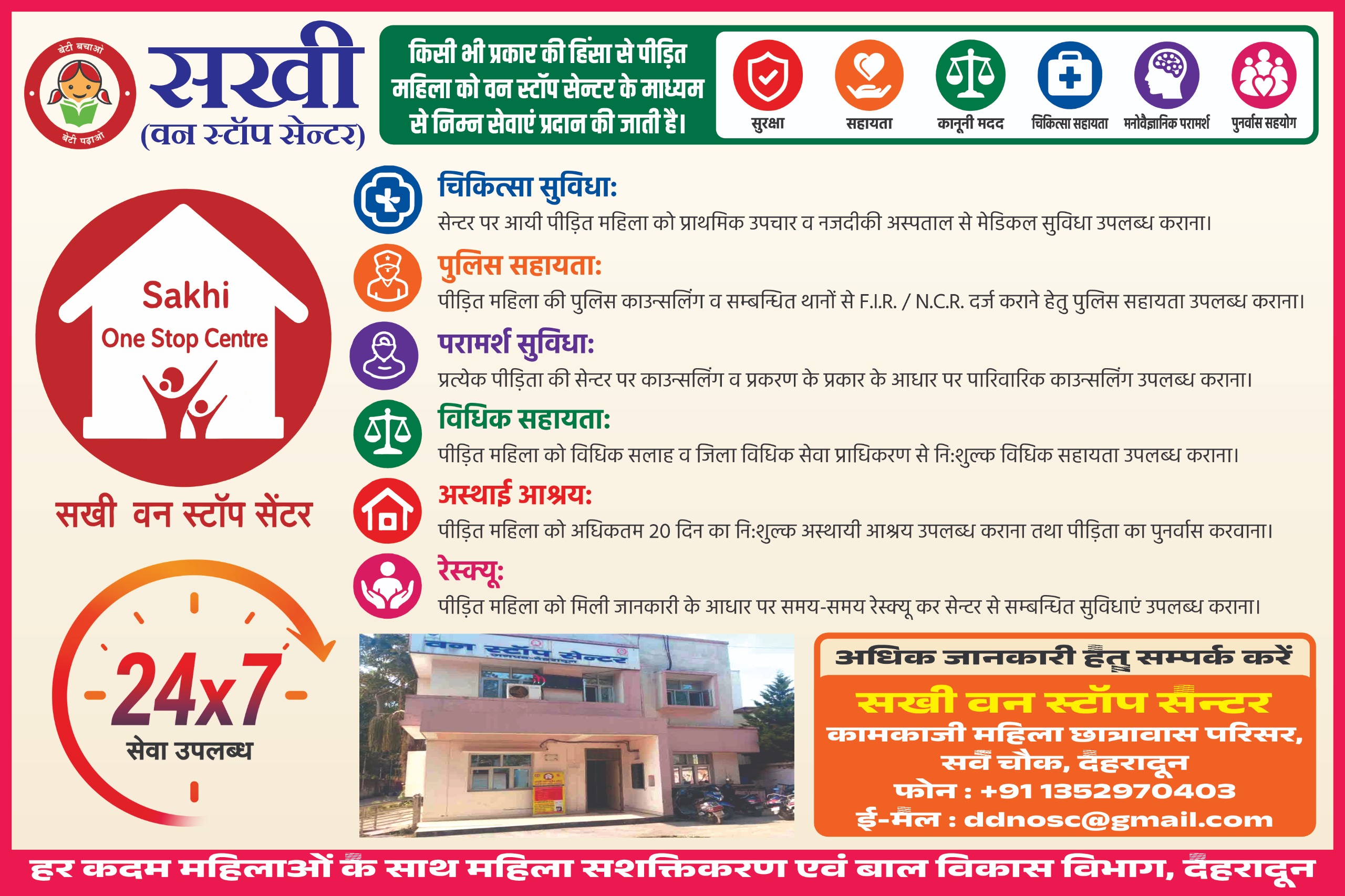 महिलाओं की सुरक्षा को लेकर जिला प्रशासन सख्त, सखी वन स्टॉप सेंटर होगा और अधिक सक्रिय