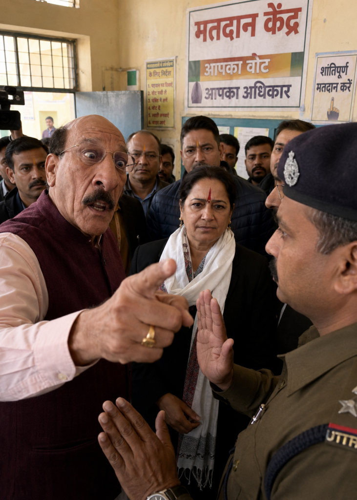 नरेंद्रनगर मतदान केंद्र पर मंत्री सुबोध उनियाल और UKD नेता में तीखी नोकझोंक, वीडियो वायरल