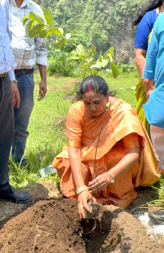 हरेला पर विधायक आशा नौटियाल ने किया फलदार पौधों का रोपण, हरित उत्तराखंड का दिया संदेश
