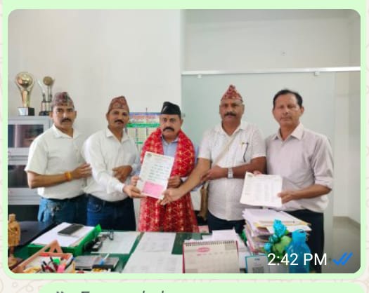 नेपाल आपदा पीड़ितों की मदद के लिए गोर्खाली सुधार सभा ने जुटाई सहायता राशि