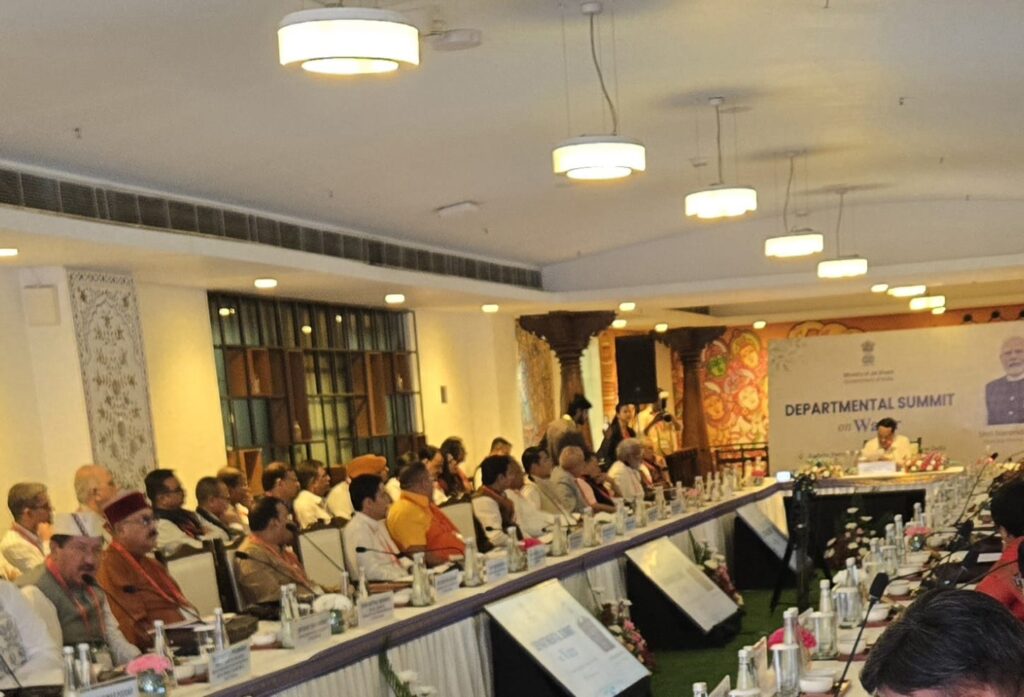 जल संसाधन विकास पर केंद्र के शिखर सम्मेलन में बोले सतपाल महाराज, सॉन्ग और जमरानी बांध परियोजनाओं की प्रगति से कराया अवगत