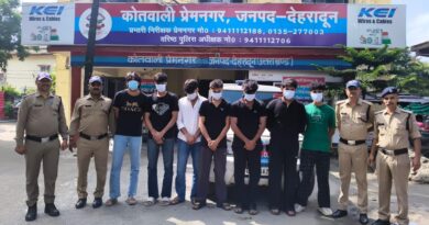 प्रेमनगर में सार्वजनिक स्थान पर हुड़दंग, 7 छात्र गिरफ्तार; संस्थान को निष्कासन की रिपोर्ट भेजी