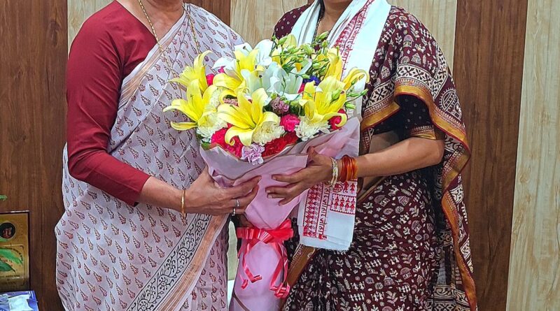 रेखा आर्या ने नई दिल्ली में केंद्रीय महिला एवं बाल विकास मंत्री अन्नपूर्णा देवी से की शिष्टाचार भेंट