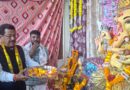 डीएल रोड में गणपति उत्सव की धूम, कांग्रेस उपाध्यक्ष धस्माना ने की भगवान गणेश की आरती
