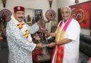 भैय्याजी जोशी ने सतपाल महाराज से की शिष्टाचार भेंट, 75वें जन्मदिन पर दी शुभकामनाएं